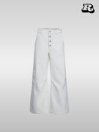 Double Pleated 3D Flared Trousers - RIYOOO