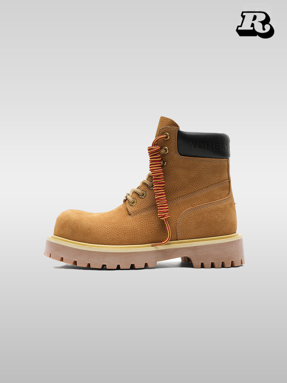 Chunky Platform Work Boots - RIYOOO
