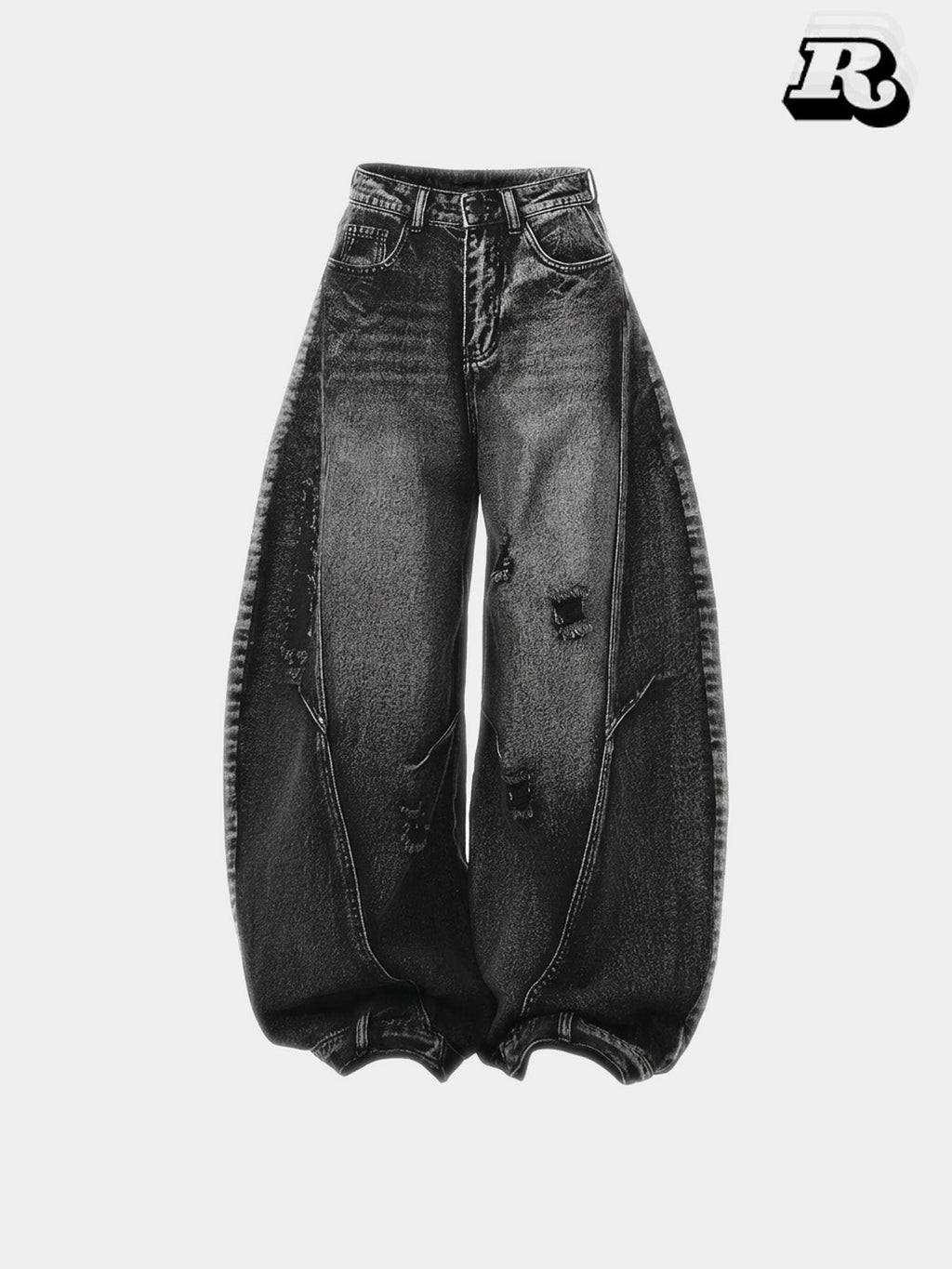 Ripped Streetwear Denim - Riyooo