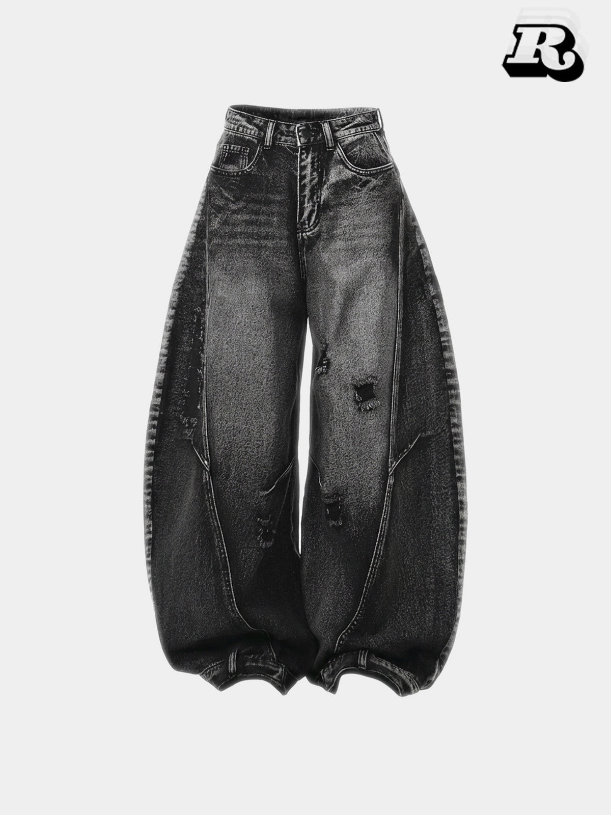 Ripped Streetwear Denim - Riyooo