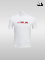 Embroidered High Neck T-Shirt - RIYOOO