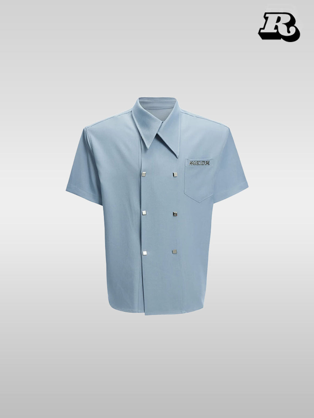 Double-Breasted Design Shirt - RIYOOO