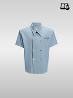 Double-Breasted Design Shirt - RIYOOO