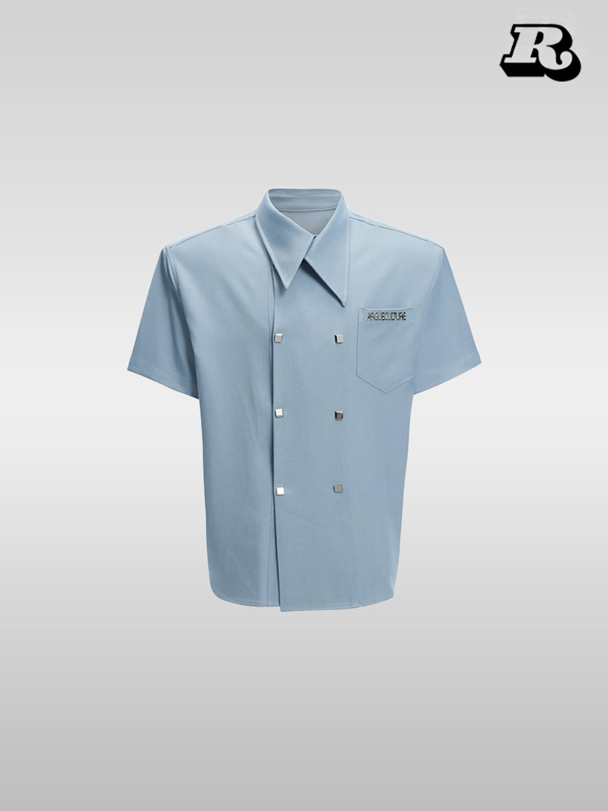 Double-Breasted Design Shirt - RIYOOO