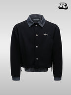 Faux Two-Piece Check Shirt - RIYOOO