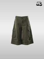 빈티지 카고 크롭 팬츠 - RIYOOO