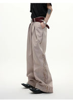 Vintage Cut Pattern Embroidered Trousers - RIYOOO