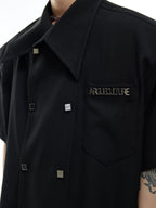 Double-Breasted Design Shirt - RIYOOO