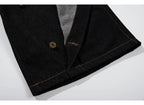 American Vintage Double-Waist Cropped Denim Pants - RIYOOO