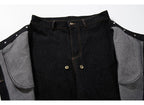 American Vintage Double-Waist Cropped Denim Pants - RIYOOO