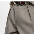 Old Money Premium Embroidered Trousers - RIYOOO