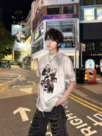 Punk Rock Vintage Washed T-Shirt - RIYOOO