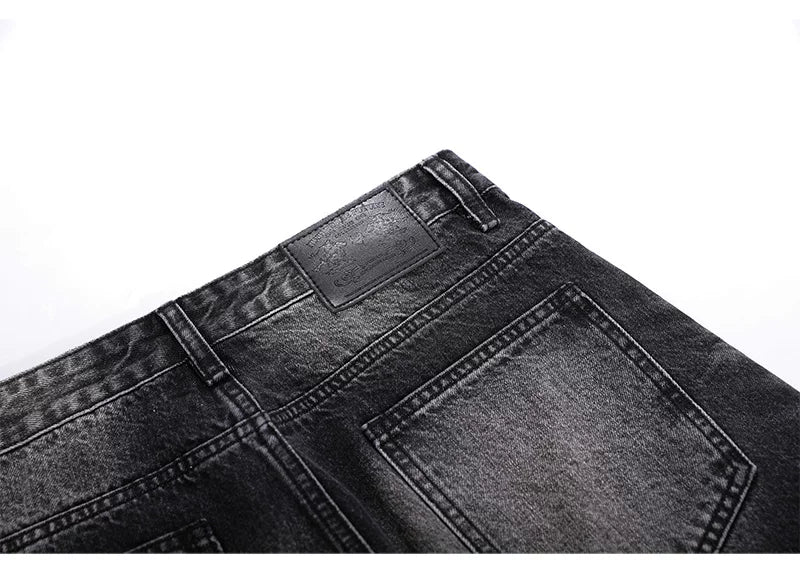 Curved Hem Jeans - RIYOOO
