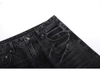 Curved Hem Jeans - RIYOOO
