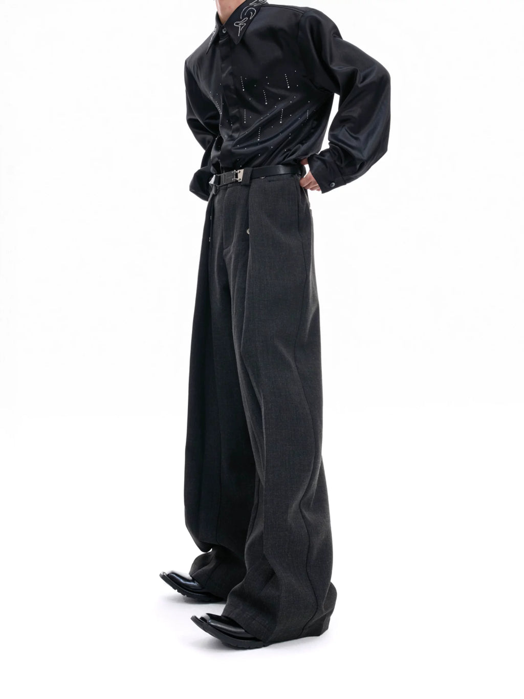 Deconstructed Pleated Trousers - RIYOOO