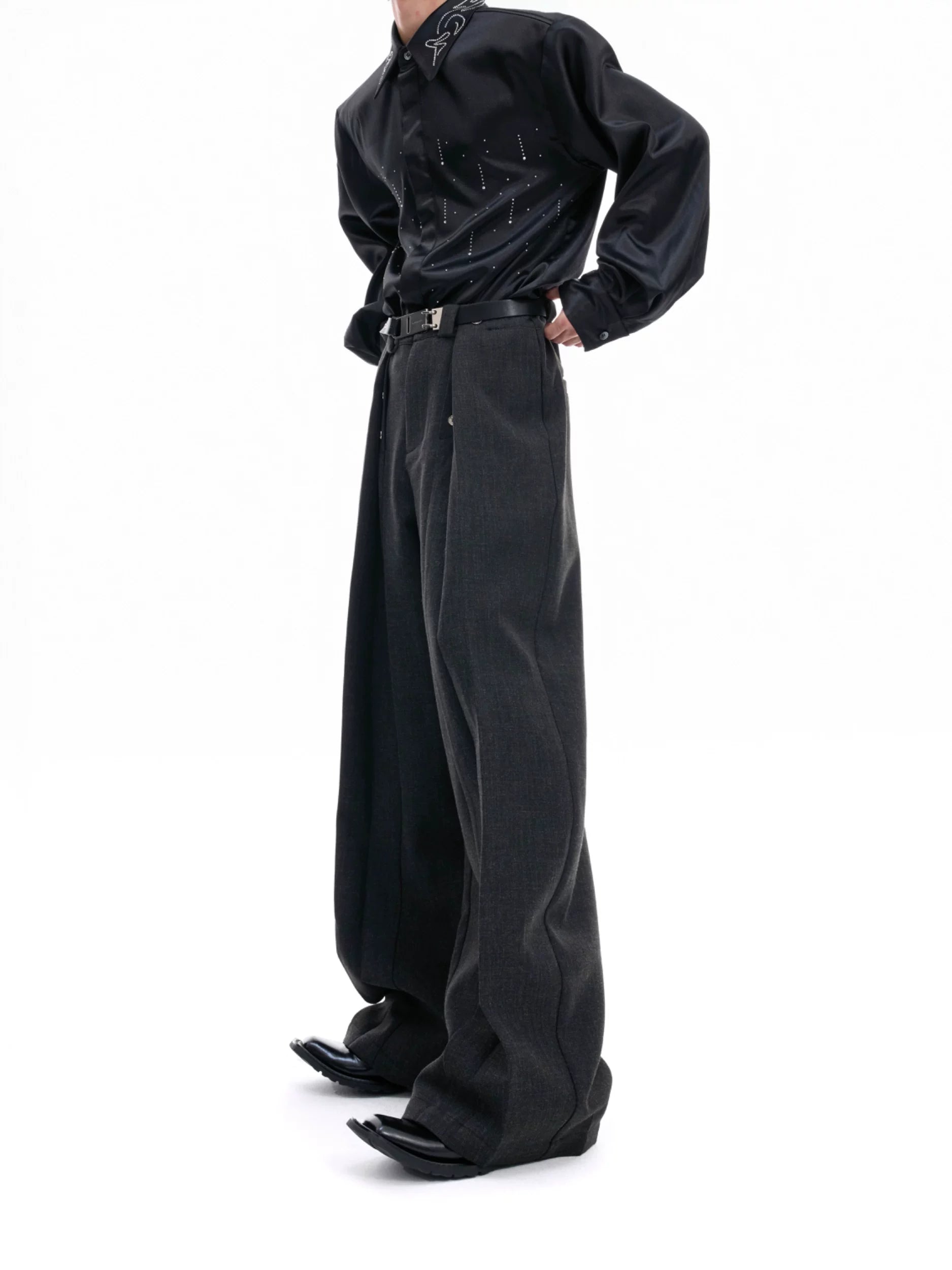 Deconstructed Pleated Trousers - RIYOOO
