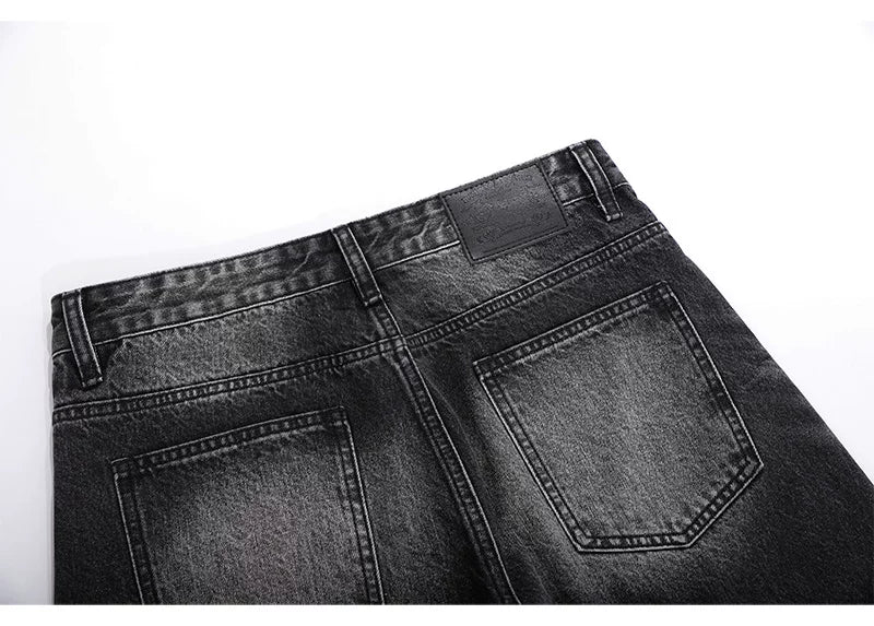 Curved Hem Jeans - RIYOOO