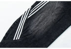 Striped Patchwork Jeans - RIYOOO