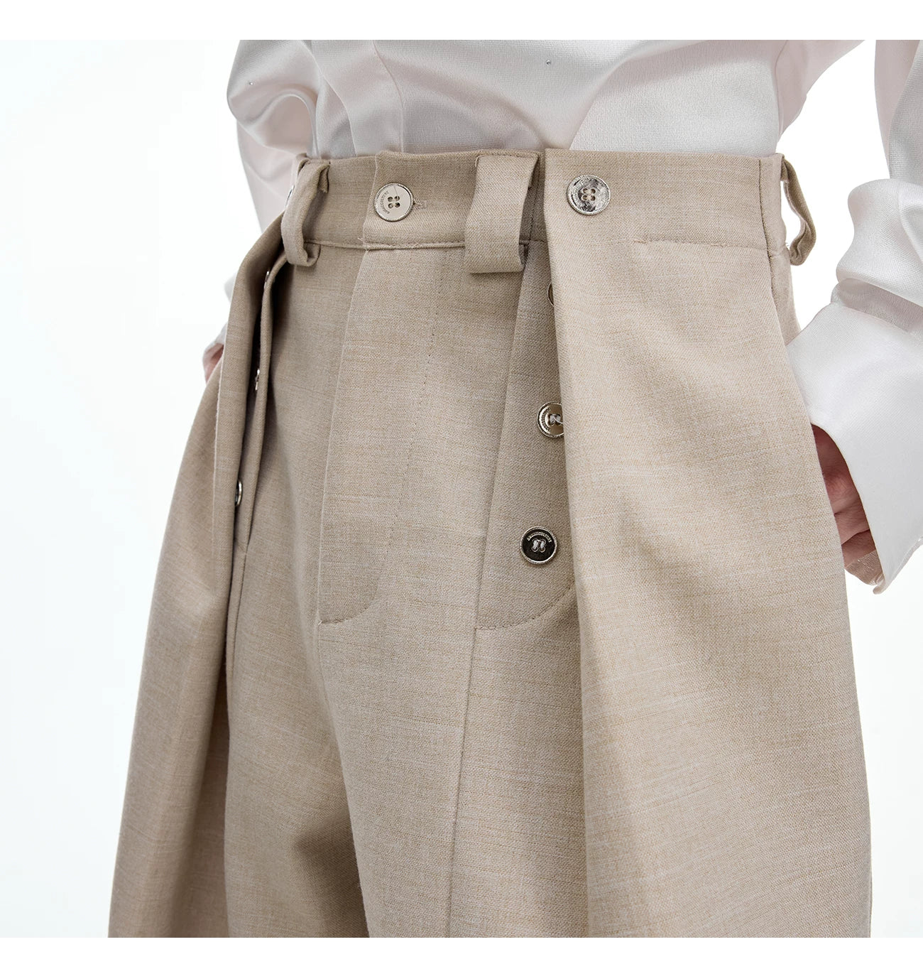 Deconstructed Pleated Trousers - RIYOOO