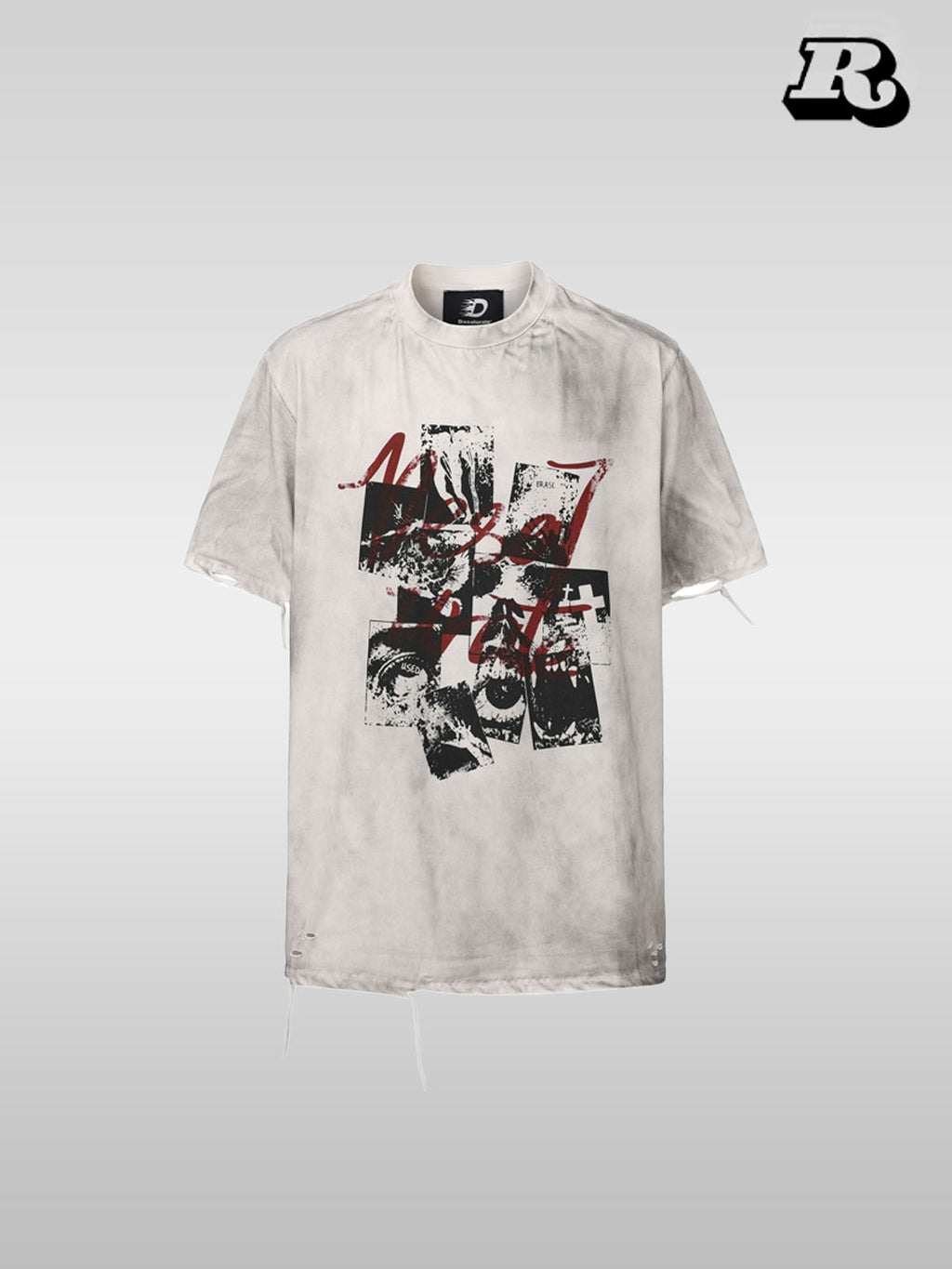Punk Rock Vintage Washed T-Shirt - RIYOOO