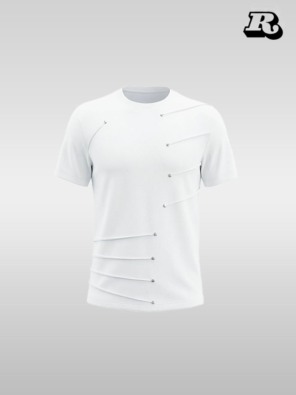 Metal Rivet T-Shirt - RIYOOO