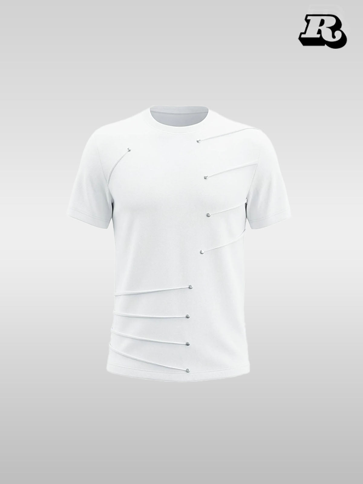 Metal Rivet T-Shirt - RIYOOO