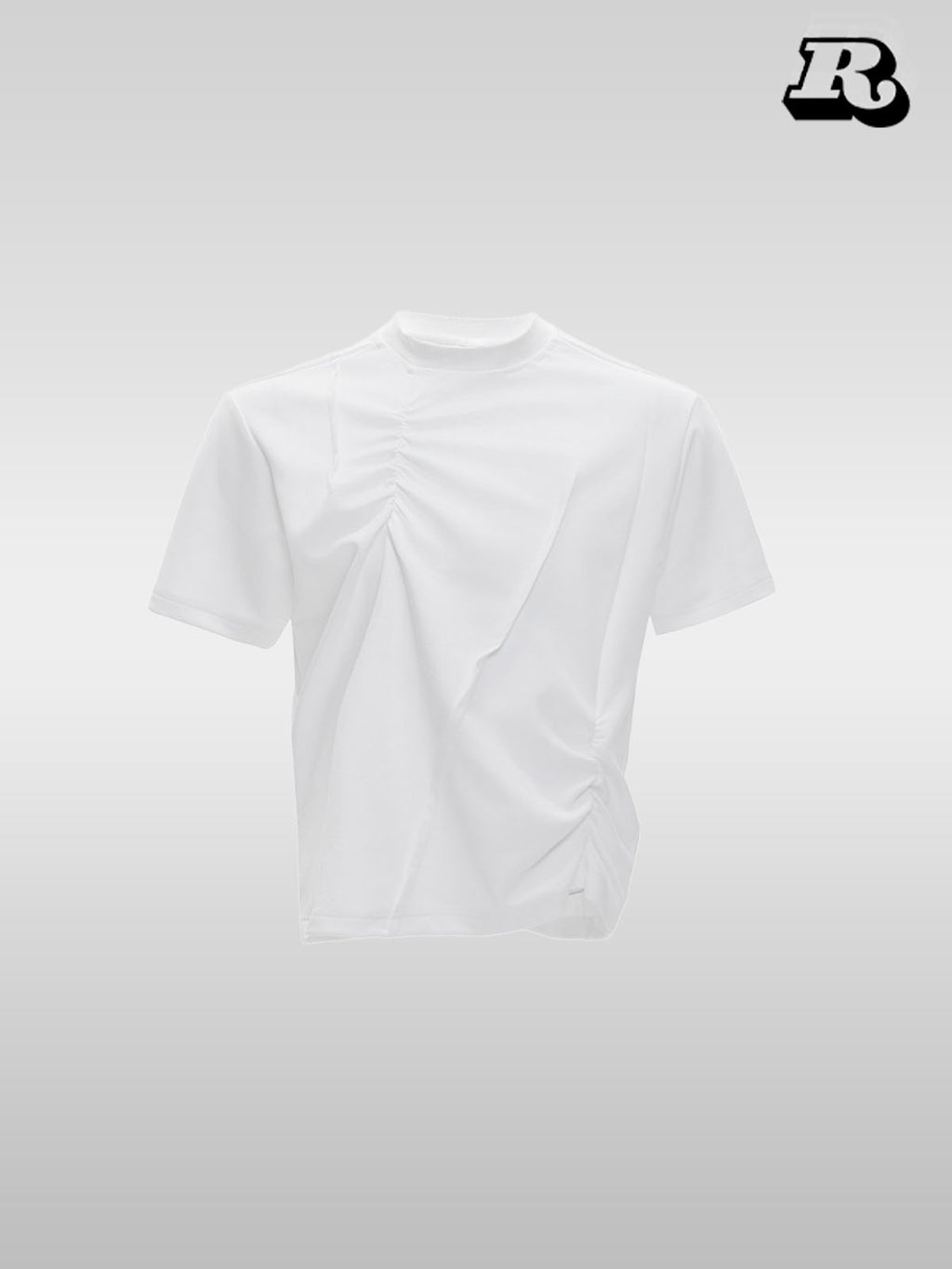 Textured Pleat Tee - RIYOOO