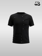 Metal Rivet T-Shirt - RIYOOO