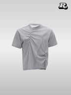 Textured Pleat Tee - RIYOOO