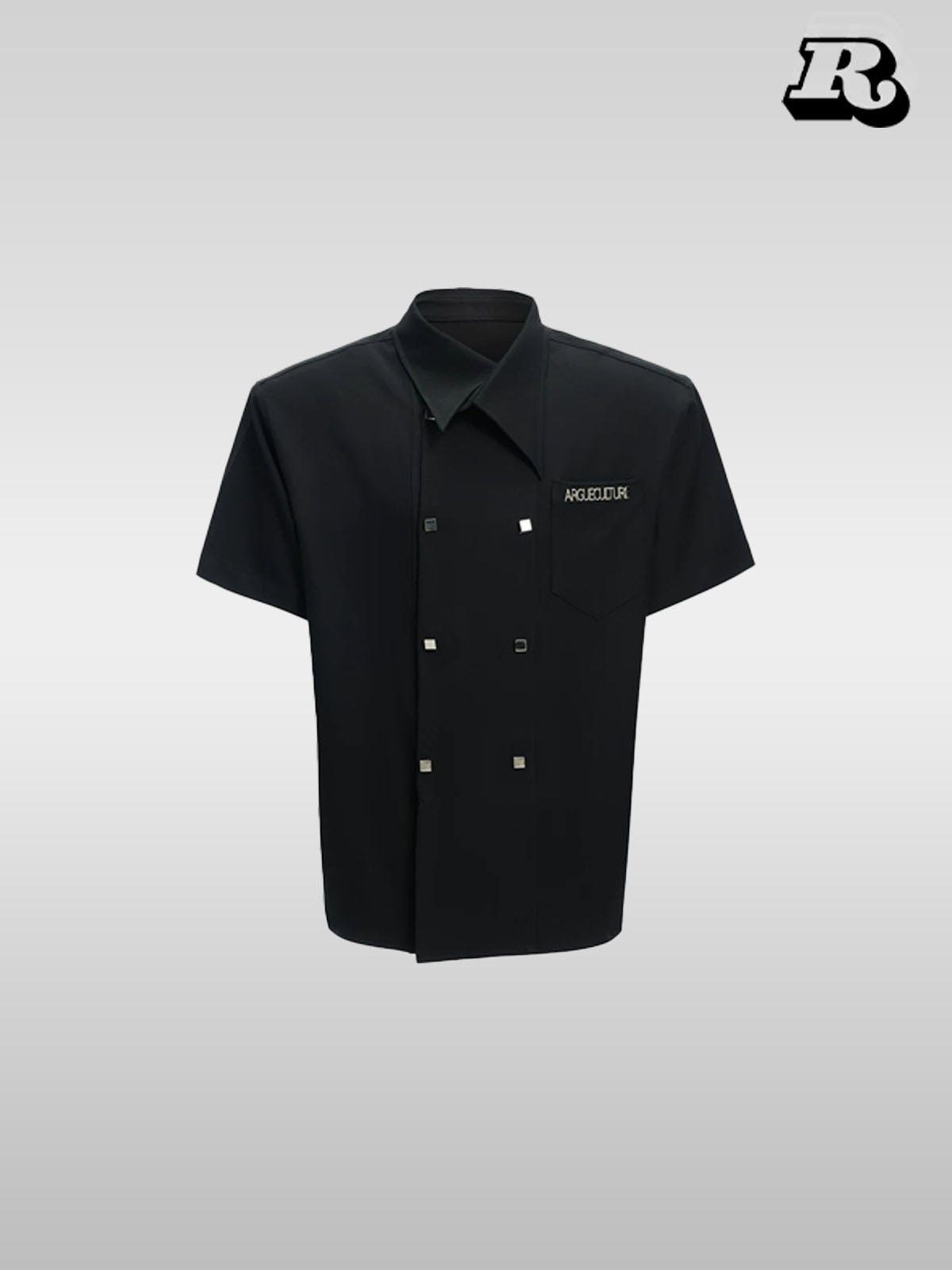 Double-Breasted Design Shirt - RIYOOO