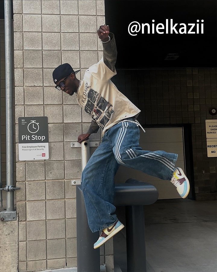 Riyooo Street Layered Camo Tee